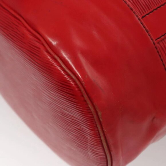 LOUIS VUITTON Epi Randonnee GM Shoulder Bag Red M43087 LV Auth 117765 - Picture 4 of 16